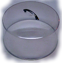 COVER CAKE ROUND #CK20512 W/HANDLE LUCITE - Table Accessories